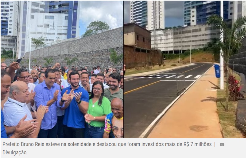 Nova ligação viária reduz tempo de deslocamento entre Vila Laura, Rótula do Abacaxi e Av. Bonocô
